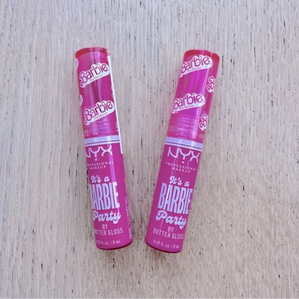 🚨 HOST PICK 🆕 NYX Professional Makeup x Barbie Pink Butter Lip Gloss: Set of 2